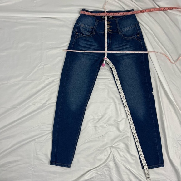 Always Friday Women Dark Wash High Waist Curve Enhancing Denim Jean Pant Size 5 - Picture 9 of 9